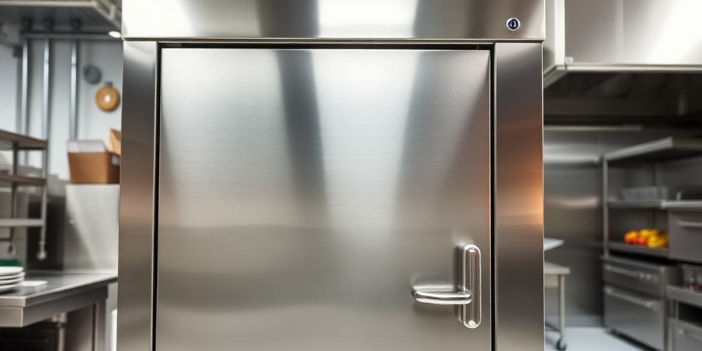 Commercial walk-in freezer installation